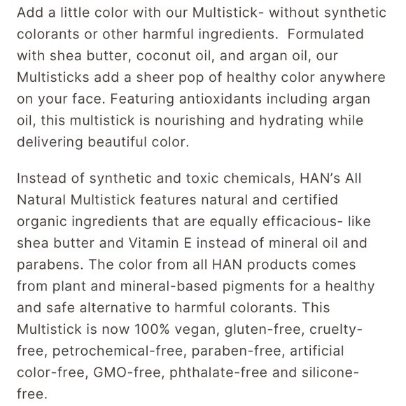 New 5pc HAN Skincare Baton Multistick Multiuser Set Collection - Picture 8 of 10